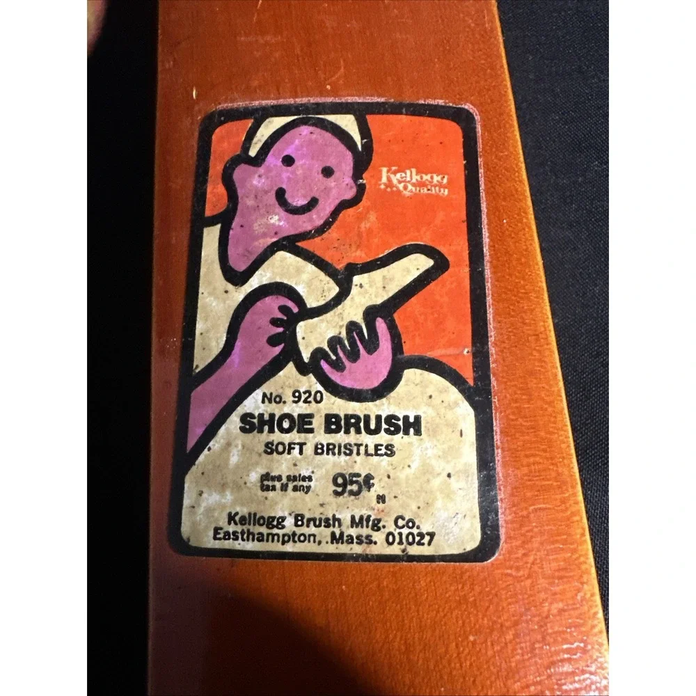 Vintage Shoe Brush Kellogg Great Graphics